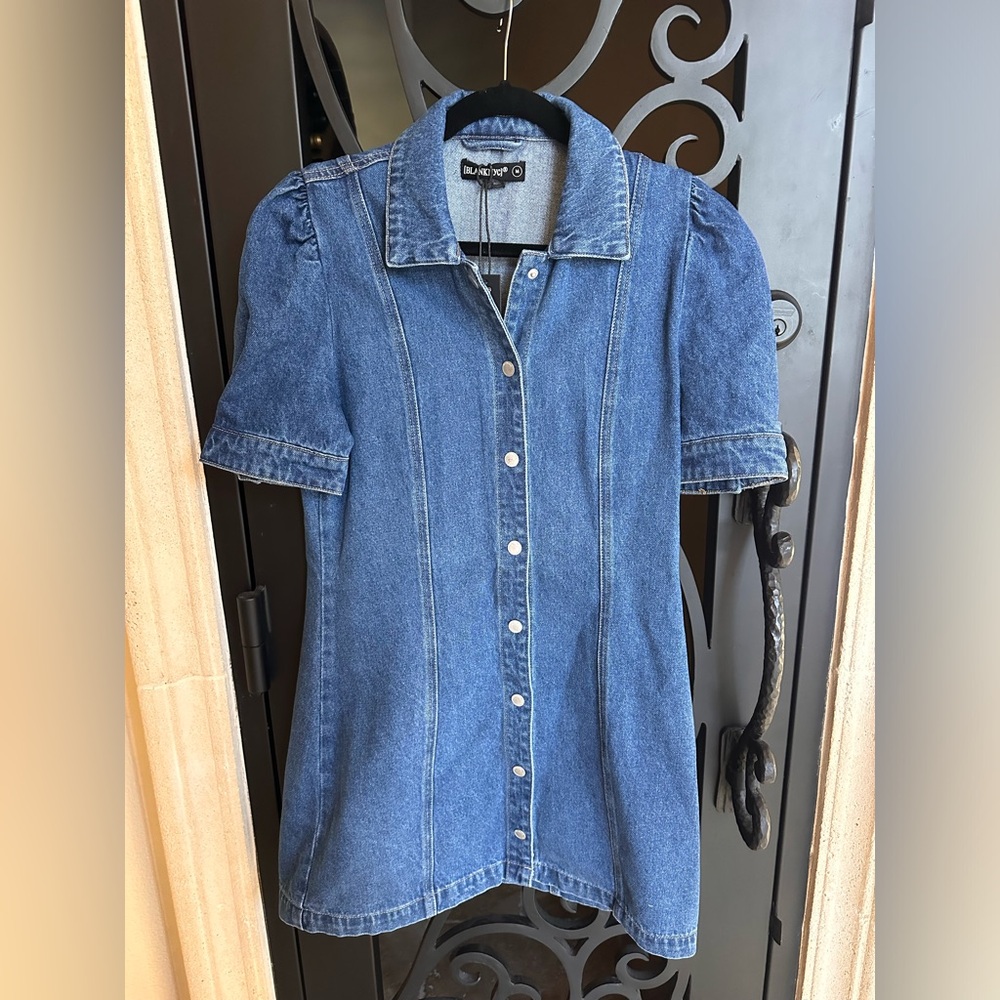 Brand new denim BLANKNYC dress. Never worn. Beautiful dress